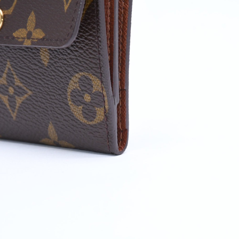 極美品 LOUIS VUITTON ルイヴィトン モノグラム ラドロー 二つ折り財布 財布 コインケース カードホルダー ゴールド金具 中古 4a009749
