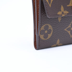極美品 LOUIS VUITTON ルイヴィトン モノグラム ラドロー 二つ折り財布 財布 コインケース カードホルダー ゴールド金具 中古 4a009749