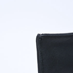 極美品 CHROME HEARTS クロムハーツ ZPR CHNG PURSE ジッパー チェンジパース 小銭入れ CHクロスパッチ ダガージップ シルバー金具 中古 4a009815