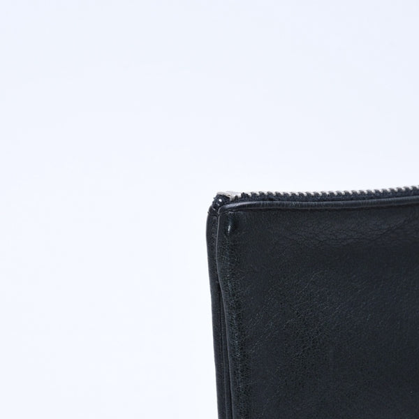 極美品 CHROME HEARTS クロムハーツ ZPR CHNG PURSE ジッパー チェンジパース 小銭入れ CHクロスパッチ ダガージップ シルバー金具 中古 4a009815