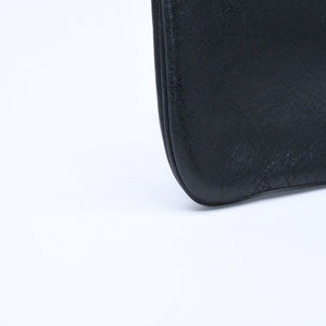 極美品 CHROME HEARTS クロムハーツ ZPR CHNG PURSE ジッパー チェンジパース 小銭入れ CHクロスパッチ ダガージップ シルバー金具 中古 4a009815