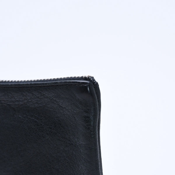 極美品 CHROME HEARTS クロムハーツ ZPR CHNG PURSE ジッパー チェンジパース 小銭入れ CHクロスパッチ ダガージップ シルバー金具 中古 4a009815