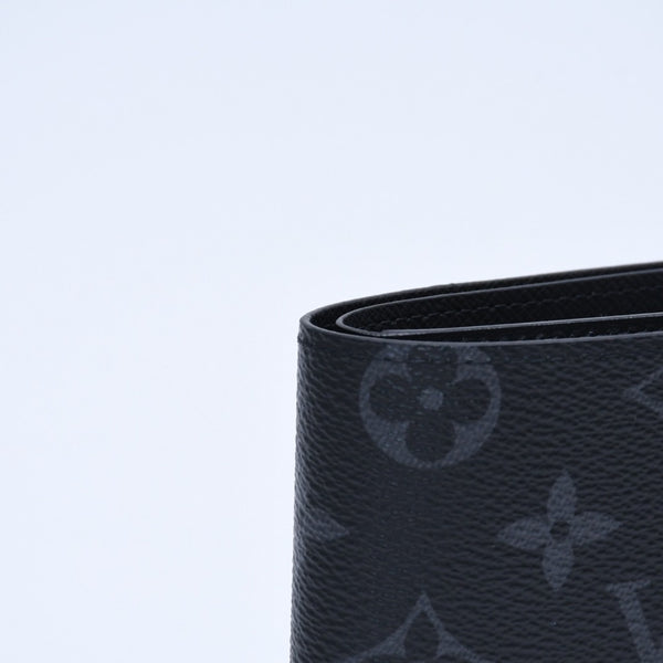 新品未使用品 LOUIS VUITTON ルイヴィトン 財布 二つ折り財布 モノグラム・エクリプス ポルトフォイユ・マルコ M62545 ブラック 中古 4a009759