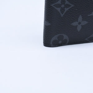 新品未使用品 LOUIS VUITTON ルイヴィトン 財布 二つ折り財布 モノグラム・エクリプス ポルトフォイユ・マルコ M62545 ブラック 中古 4a009759