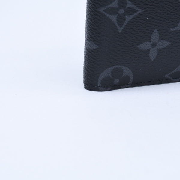新品未使用品 LOUIS VUITTON ルイヴィトン 財布 二つ折り財布 モノグラム・エクリプス ポルトフォイユ・マルコ M62545 ブラック 中古 4a009759