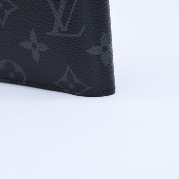 新品未使用品 LOUIS VUITTON ルイヴィトン 財布 二つ折り財布 モノグラム・エクリプス ポルトフォイユ・マルコ M62545 ブラック 中古 4a009759