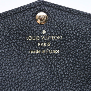 Very Good Condition LOUIS VUITTON Pochette Cle Coin Case Coin Purse Monogram Empreinte M60633 Black Used 4a009760
