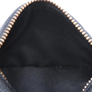 Very Good Condition LOUIS VUITTON Pochette Cle Coin Case Coin Purse Monogram Empreinte M60633 Black Used 4a009760