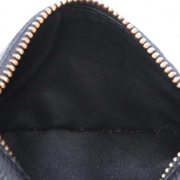 Very Good Condition LOUIS VUITTON Pochette Cle Coin Case Coin Purse Monogram Empreinte M60633 Black Used 4a009760