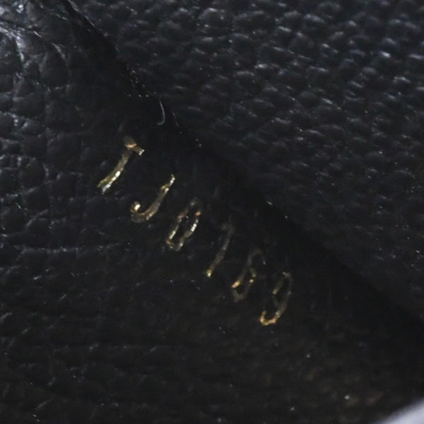 Very Good Condition LOUIS VUITTON Pochette Cle Coin Case Coin Purse Monogram Empreinte M60633 Black Used 4a009760