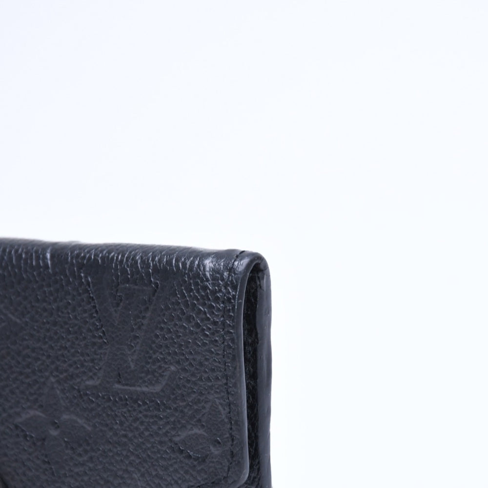 Very Good Condition LOUIS VUITTON Pochette Cle Coin Case Coin Purse Monogram Empreinte M60633 Black Used 4a009760