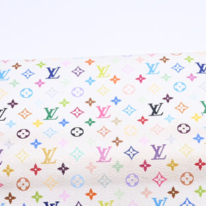 LOUIS VUITTON Long Wallet White Multicolor Gold Hardware Portefeuille Sarah Bronne M93744 Good Condition Used 4a009655