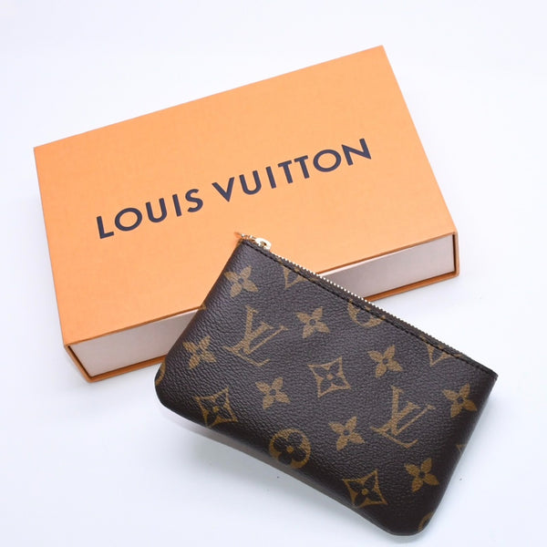 新品未使用 LOUIS VUITTON ルイヴィトン ポシェットクレS コインケース M13559 モノグラム PVC メタル ブラウン ゴールド金具 中古 4a009746