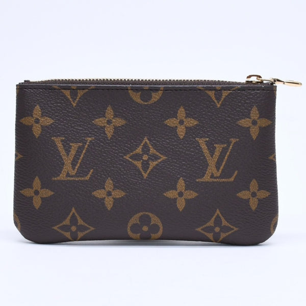 新品未使用 LOUIS VUITTON ルイヴィトン ポシェットクレS コインケース M13559 モノグラム PVC メタル ブラウン ゴールド金具 中古 4a009746