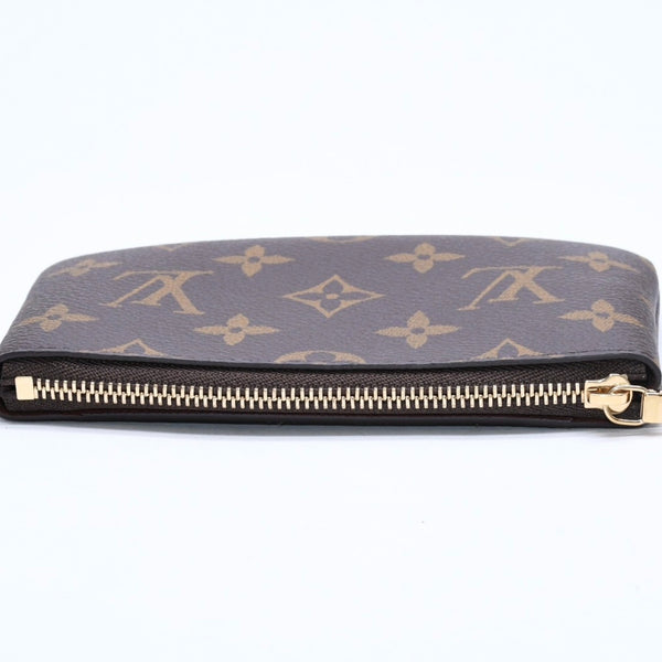 新品未使用 LOUIS VUITTON ルイヴィトン ポシェットクレS コインケース M13559 モノグラム PVC メタル ブラウン ゴールド金具 中古 4a009746