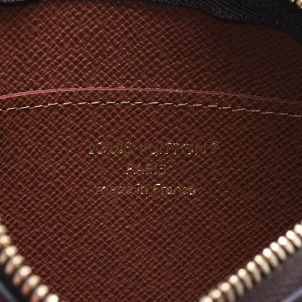 新品未使用 LOUIS VUITTON ルイヴィトン ポシェットクレS コインケース M13559 モノグラム PVC メタル ブラウン ゴールド金具 中古 4a009746