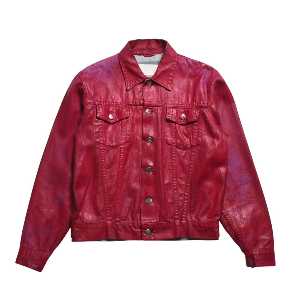 Maison Martin Margiela メゾン マルタン マルジェラ 95AW コーティング デニムジャケット サイズ2 アーティザナルライン 美品 中古 4a009404