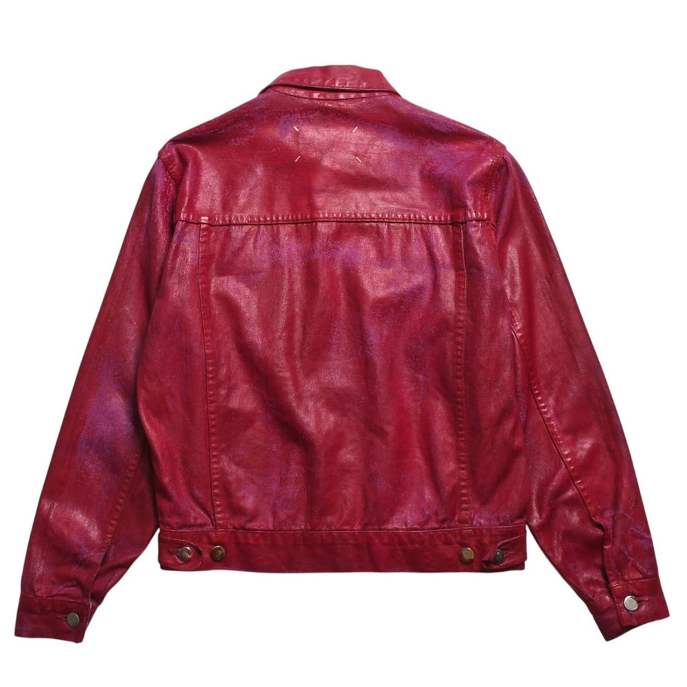 Maison Martin Margiela メゾン マルタン マルジェラ 95AW コーティング デニムジャケット サイズ2 アーティザナルライン 美品 中古 4a009404