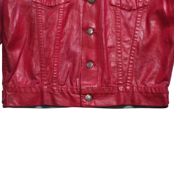 Maison Martin Margiela Maison Martin Margiela 95AW Coated Denim Jacket Size 2 Artisanal Line Good Condition Used 4a009404