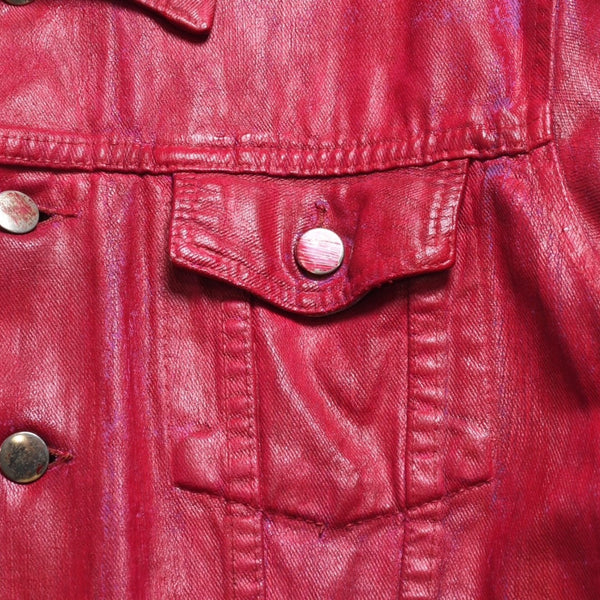 Maison Martin Margiela Maison Martin Margiela 95AW Coated Denim Jacket Size 2 Artisanal Line Good Condition Used 4a009404