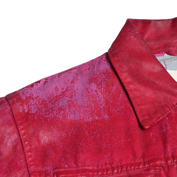 Maison Martin Margiela Maison Martin Margiela 95AW Coated Denim Jacket Size 2 Artisanal Line Good Condition Used 4a009404