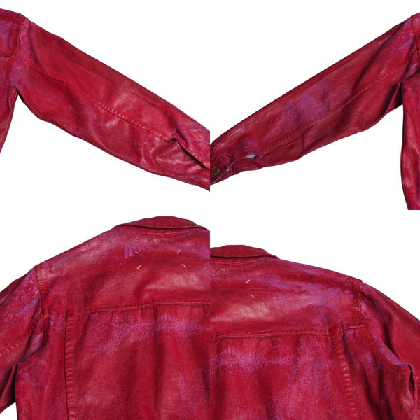 Maison Martin Margiela Maison Martin Margiela 95AW Coated Denim Jacket Size 2 Artisanal Line Good Condition Used 4a009404
