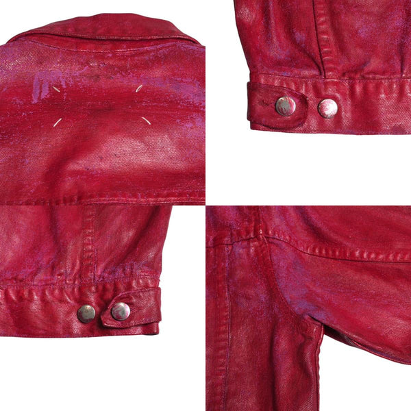 Maison Martin Margiela Maison Martin Margiela 95AW Coated Denim Jacket Size 2 Artisanal Line Good Condition Used 4a009404