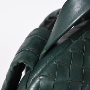 Very Good Condition BOTTEGA VENETA Bottega Veneta Bag Backpack Moss Green Intrecciato Leather B08560703L Used 4a009762