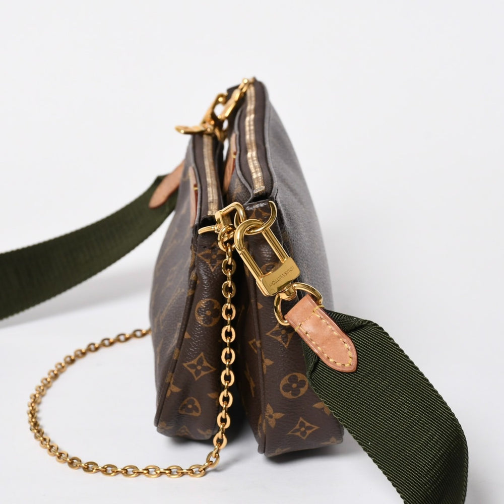 Very Good Condition LOUIS VUITTON Multi Pochette Accessoire Shoulder Bag Brown Gold Hardware M44813 Used 4a009778