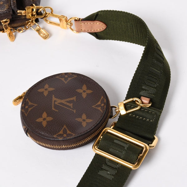 Very Good Condition LOUIS VUITTON Multi Pochette Accessoire Shoulder Bag Brown Gold Hardware M44813 Used 4a009778