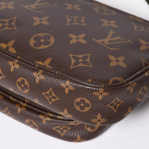 Very Good Condition LOUIS VUITTON Multi Pochette Accessoire Shoulder Bag Brown Gold Hardware M44813 Used 4a009778