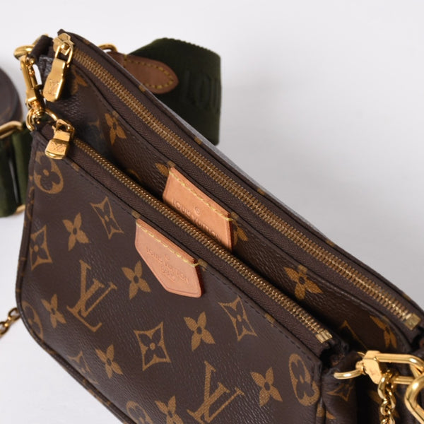 Very Good Condition LOUIS VUITTON Multi Pochette Accessoire Shoulder Bag Brown Gold Hardware M44813 Used 4a009778