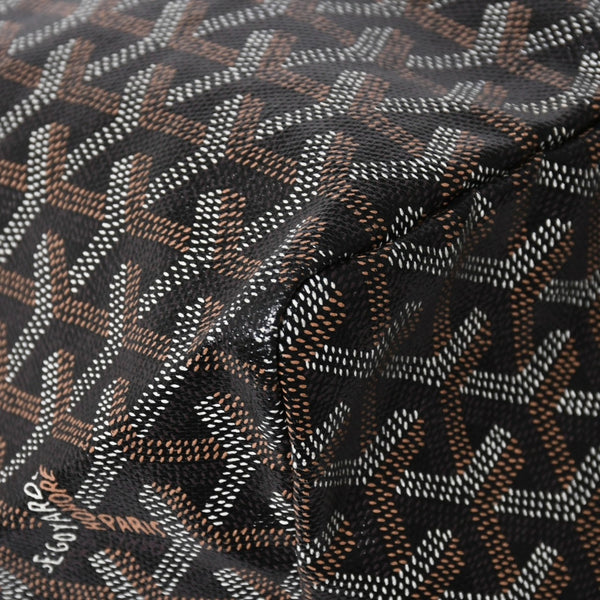 Very Good Condition GOYARD SAINT LOUIS GM Saint Louis GM Brown Tote Bag PVC Coated Canvas Used 4a009774