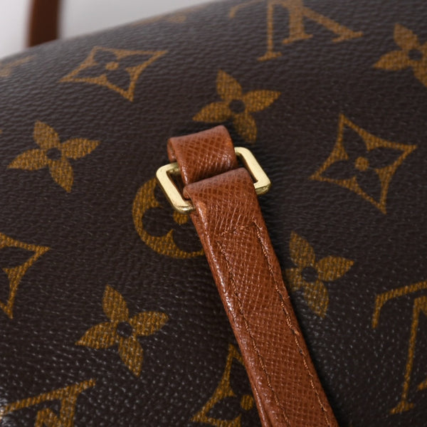 Very Good Condition LOUIS VUITTON Papillon 26 Handbag M51366 Monogram Brown Leather Gold Hardware Old Model Used 4a009756