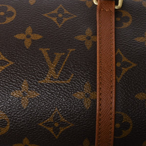 Very Good Condition LOUIS VUITTON Papillon 26 Handbag M51366 Monogram Brown Leather Gold Hardware Old Model Used 4a009756