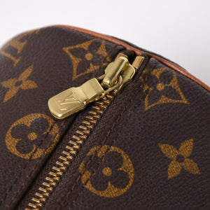 Very Good Condition LOUIS VUITTON Papillon 26 Handbag M51366 Monogram Brown Leather Gold Hardware Old Model Used 4a009756