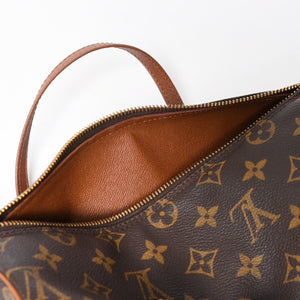 Very Good Condition LOUIS VUITTON Papillon 26 Handbag M51366 Monogram Brown Leather Gold Hardware Old Model Used 4a009756