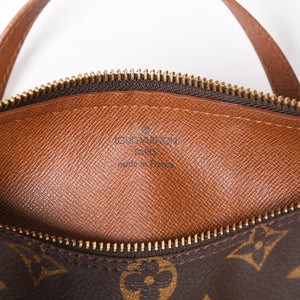Very Good Condition LOUIS VUITTON Papillon 26 Handbag M51366 Monogram Brown Leather Gold Hardware Old Model Used 4a009756