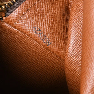 Very Good Condition LOUIS VUITTON Papillon 26 Handbag M51366 Monogram Brown Leather Gold Hardware Old Model Used 4a009756