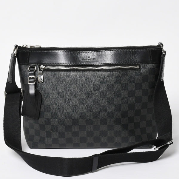 LOUIS VUITTON ルイヴィトン ミックPM ショルダーバッグ N40003 ダミエグラフィットキャンバス ブラック 美品 中古 4a009700