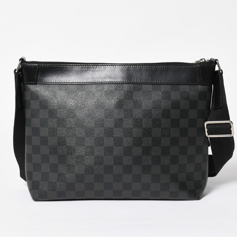 LOUIS VUITTON ルイヴィトン ミックPM ショルダーバッグ N40003 ダミエグラフィットキャンバス ブラック 美品 中古 4a009700