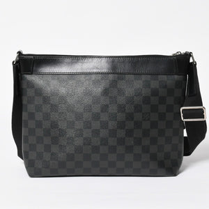 LOUIS VUITTON ルイヴィトン ミックPM ショルダーバッグ N40003 ダミエグラフィットキャンバス ブラック 美品 中古 4a009700