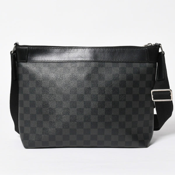 LOUIS VUITTON ルイヴィトン ミックPM ショルダーバッグ N40003 ダミエグラフィットキャンバス ブラック 美品 中古 4a009700