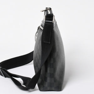 LOUIS VUITTON ルイヴィトン ミックPM ショルダーバッグ N40003 ダミエグラフィットキャンバス ブラック 美品 中古 4a009700