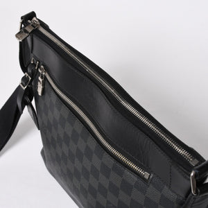 LOUIS VUITTON ルイヴィトン ミックPM ショルダーバッグ N40003 ダミエグラフィットキャンバス ブラック 美品 中古 4a009700