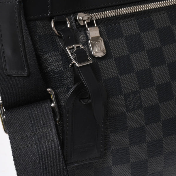 LOUIS VUITTON ルイヴィトン ミックPM ショルダーバッグ N40003 ダミエグラフィットキャンバス ブラック 美品 中古 4a009700