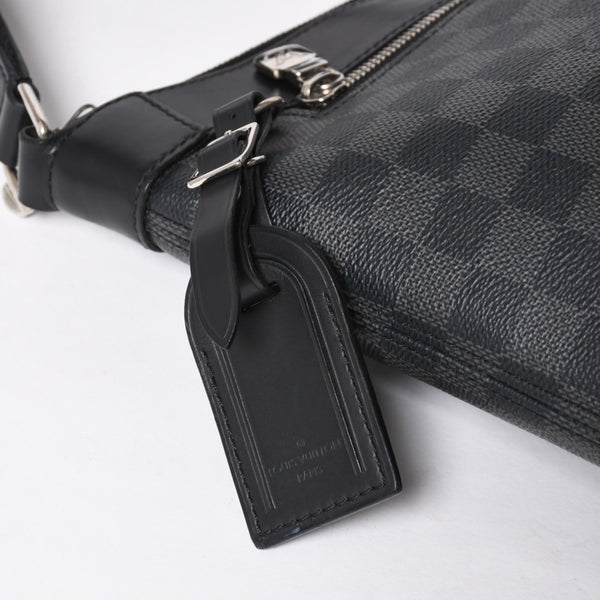 LOUIS VUITTON ルイヴィトン ミックPM ショルダーバッグ N40003 ダミエグラフィットキャンバス ブラック 美品 中古 4a009700