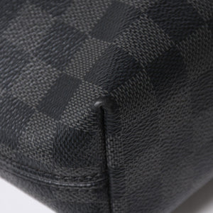 LOUIS VUITTON ルイヴィトン ミックPM ショルダーバッグ N40003 ダミエグラフィットキャンバス ブラック 美品 中古 4a009700