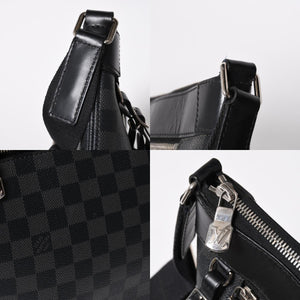 LOUIS VUITTON ルイヴィトン ミックPM ショルダーバッグ N40003 ダミエグラフィットキャンバス ブラック 美品 中古 4a009700