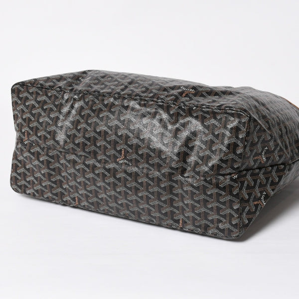 Very Good Condition GOYARD SAINT LOUIS GM Saint Louis GM Brown Tote Bag PVC Coated Canvas Used 4a009774